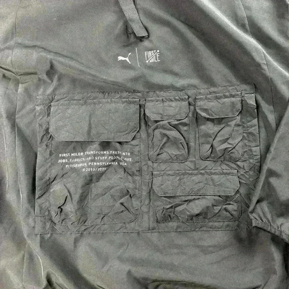 💰HUGE CLEARANCE SALE 💰  Puma x First Mile Windbreaker Anorak Jacket Medium - Picture 2 of 6